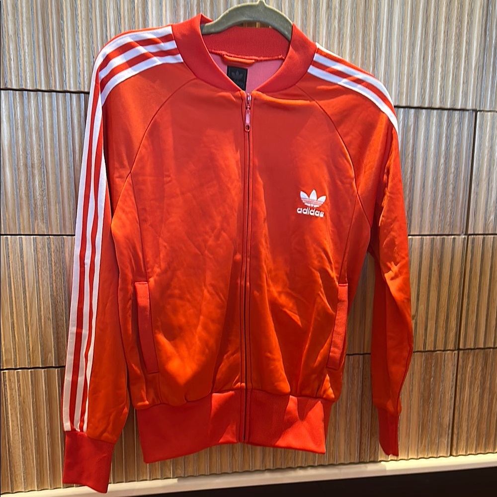 Adidas Orange Track Jacket